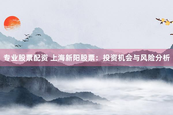 专业股票配资 上海新阳股票：投资机会与风险分析