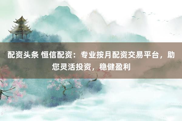 配资头条 恒信配资：专业按月配资交易平台，助您灵活投资，稳健盈利