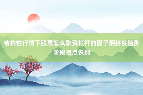 结构性行情下股票怎么融资杠杆的因子拥挤度监测阶段拐点识别